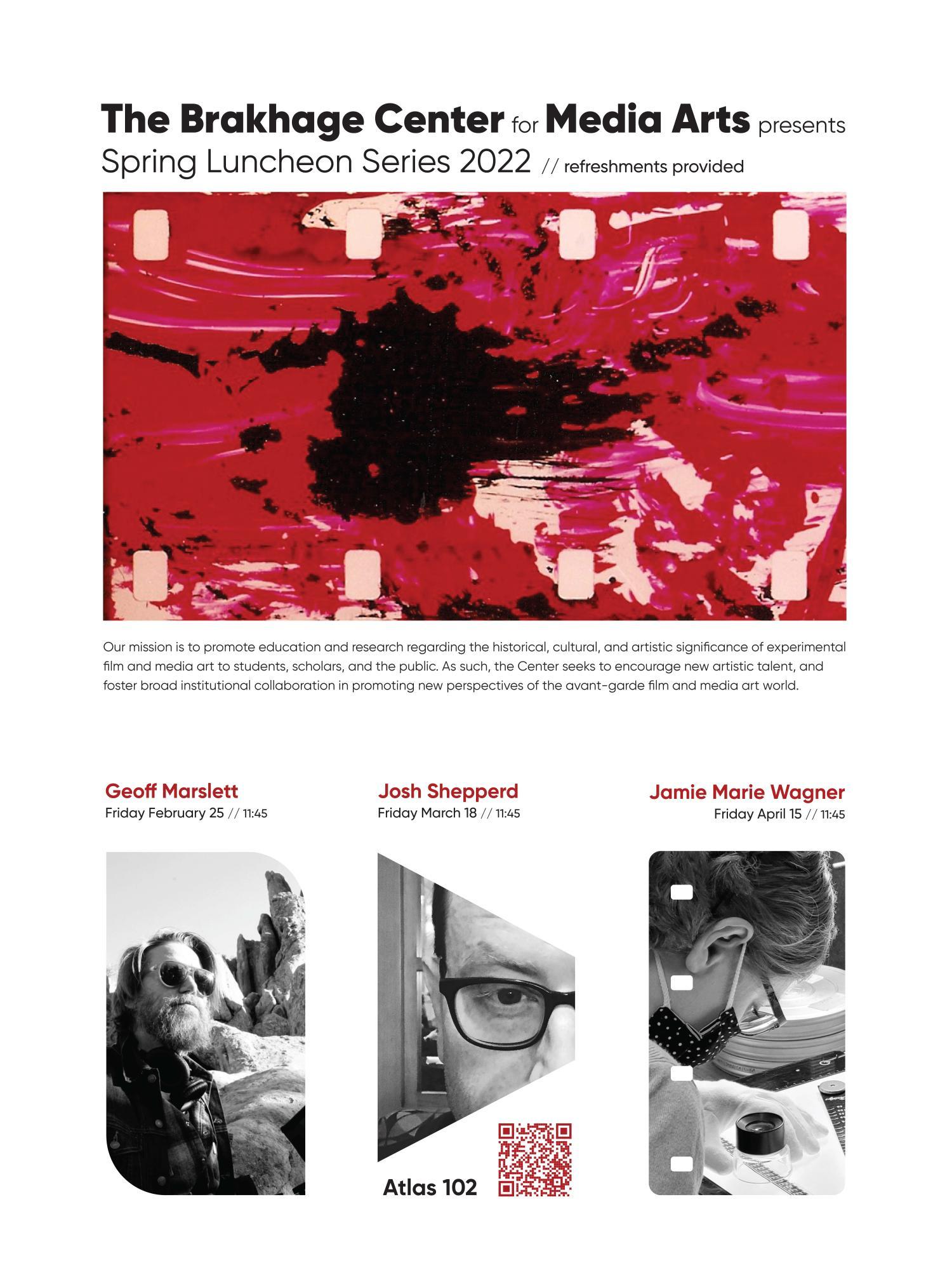 Brakhage Center Luncheon Series 2022 Poster