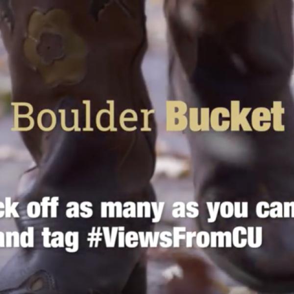 Video example: The Boulder Bucket List