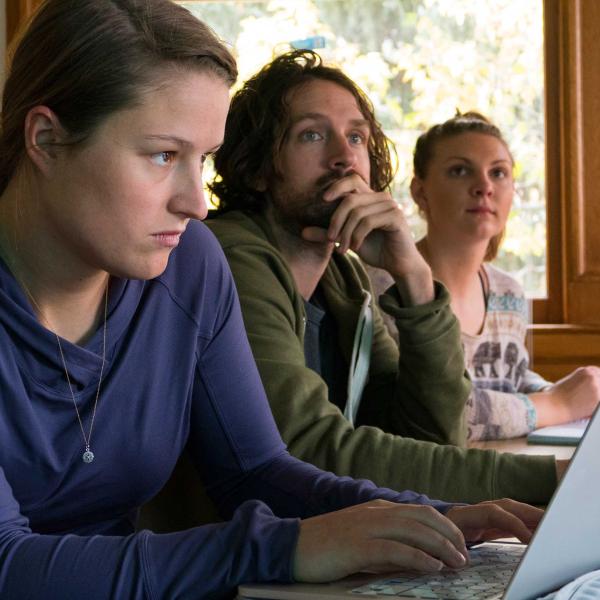 Arts and Sciences students listening during class