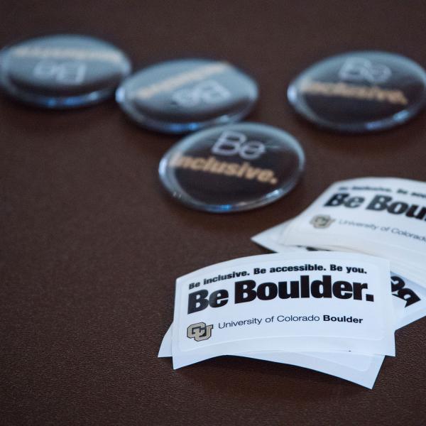 Event example: Diverse Learners buttons and stickers