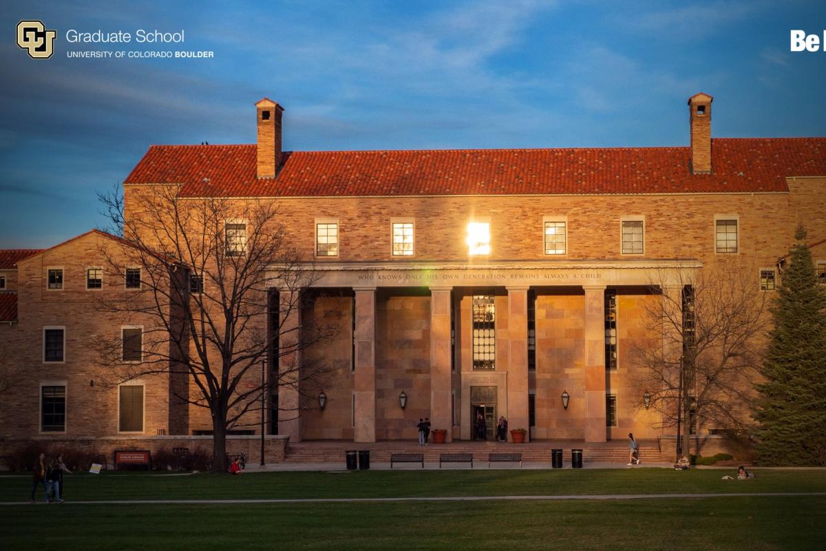 West-facing entrance of Norlin Library