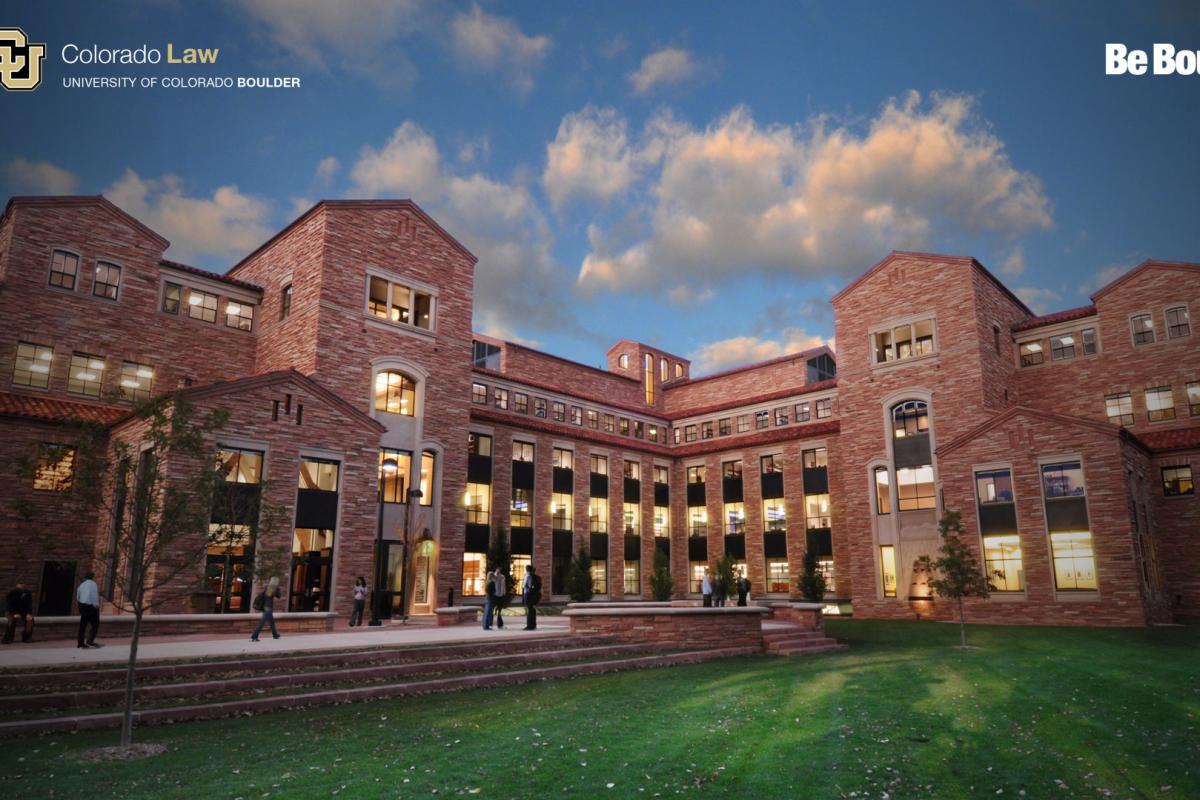 Entrance of Wolf Law School building