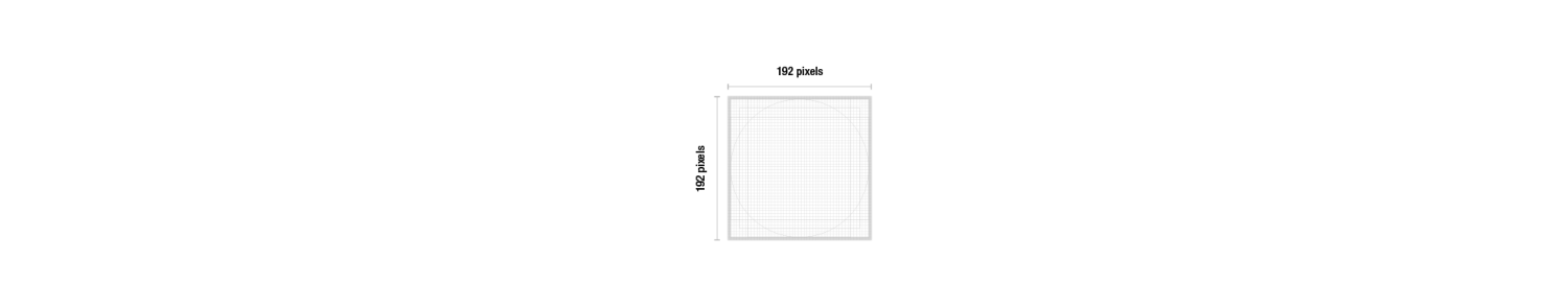 192x192px grid