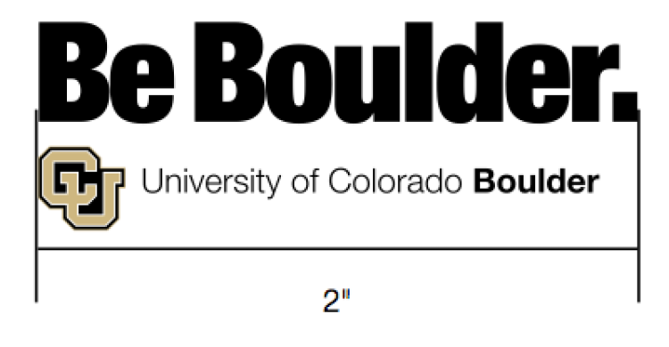 One-line Be Boulder lockup width