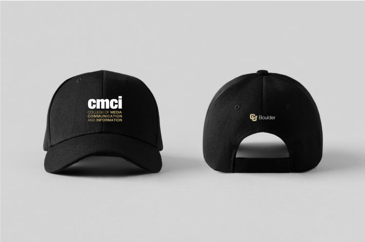 A hat featuring the CMCI type treatment on the front and the shortened CU lockup on the back.