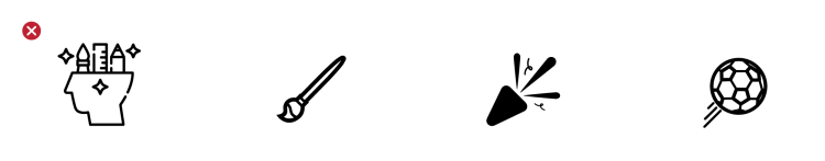 Graphics that are too stylized