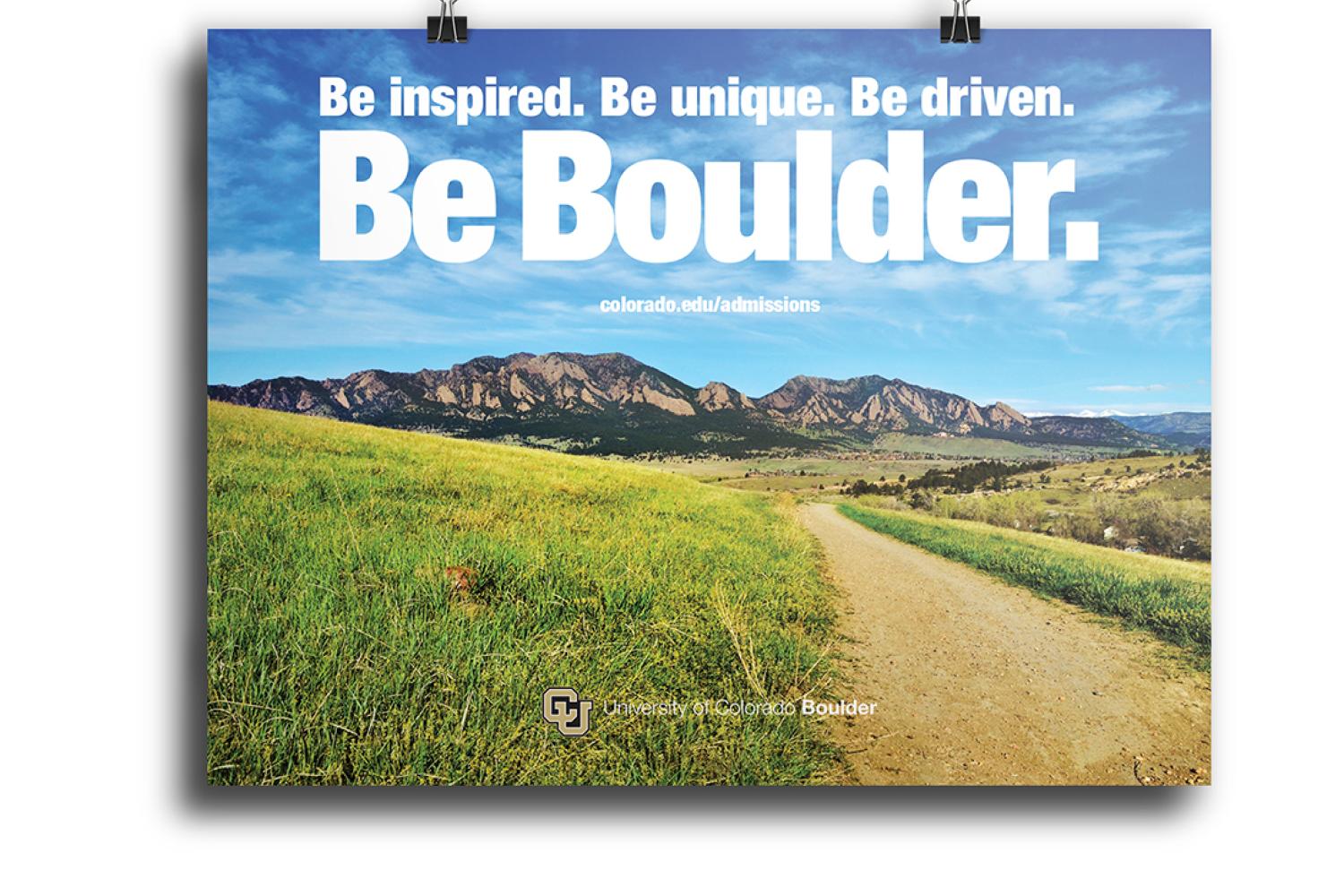 Be  Boulder. poster