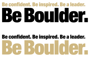 Be Boulder color example