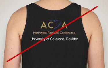 ACDA Northwest Regional Conference logo bad example