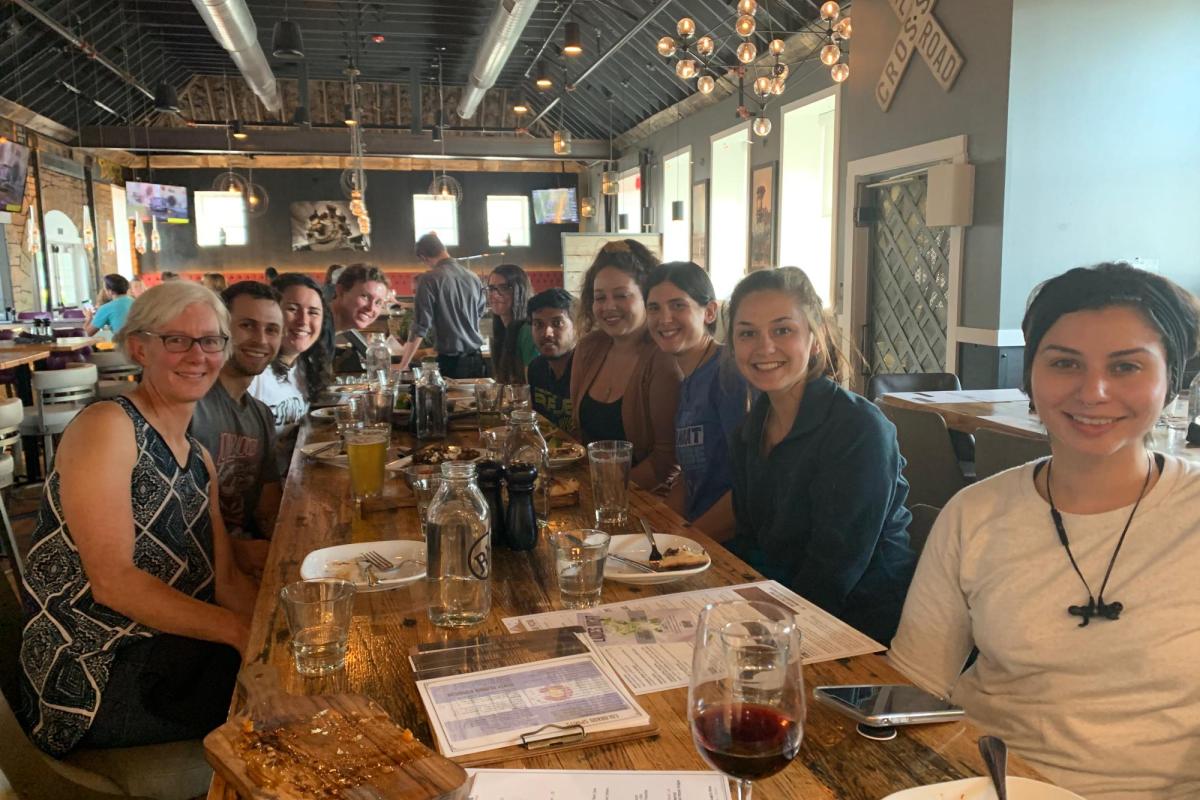 Group 2019 Margaret Schnieder's last day