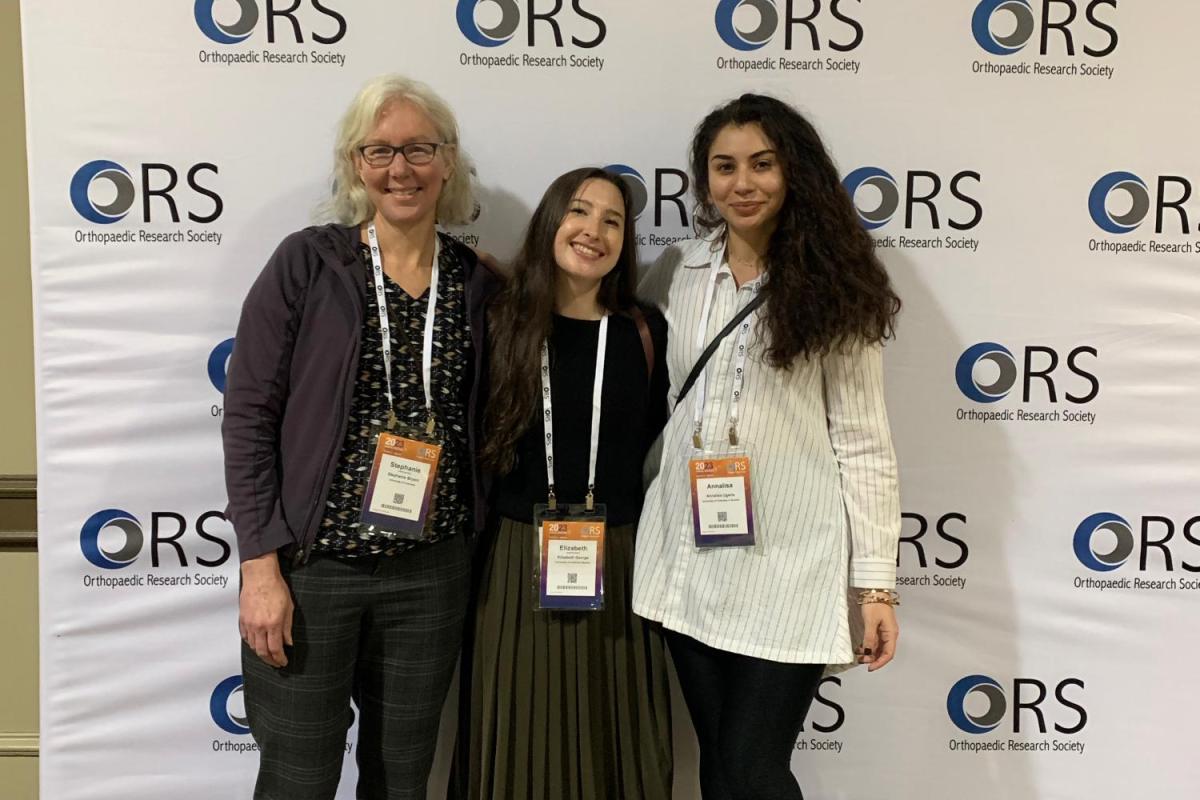 Stephanie, Liz and Annalisa at ORS