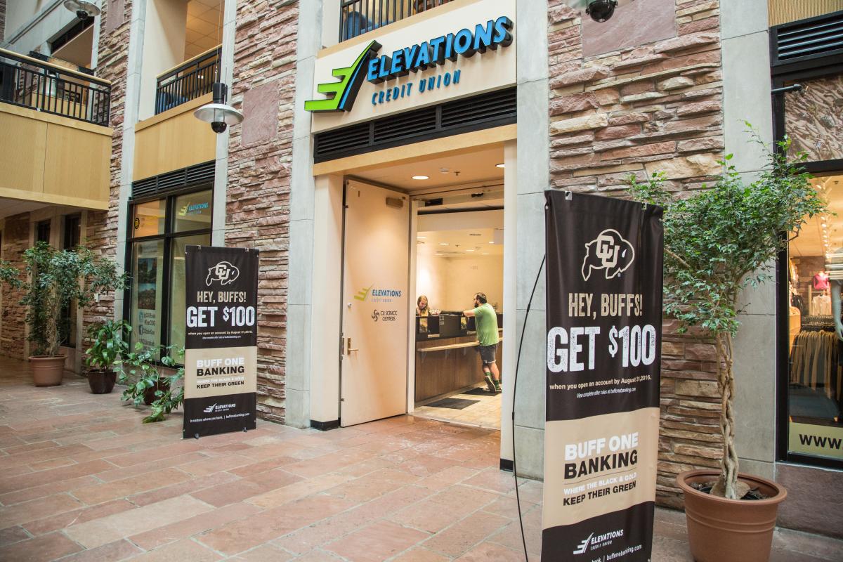 exterior of Elevations Credit Union in the UMC