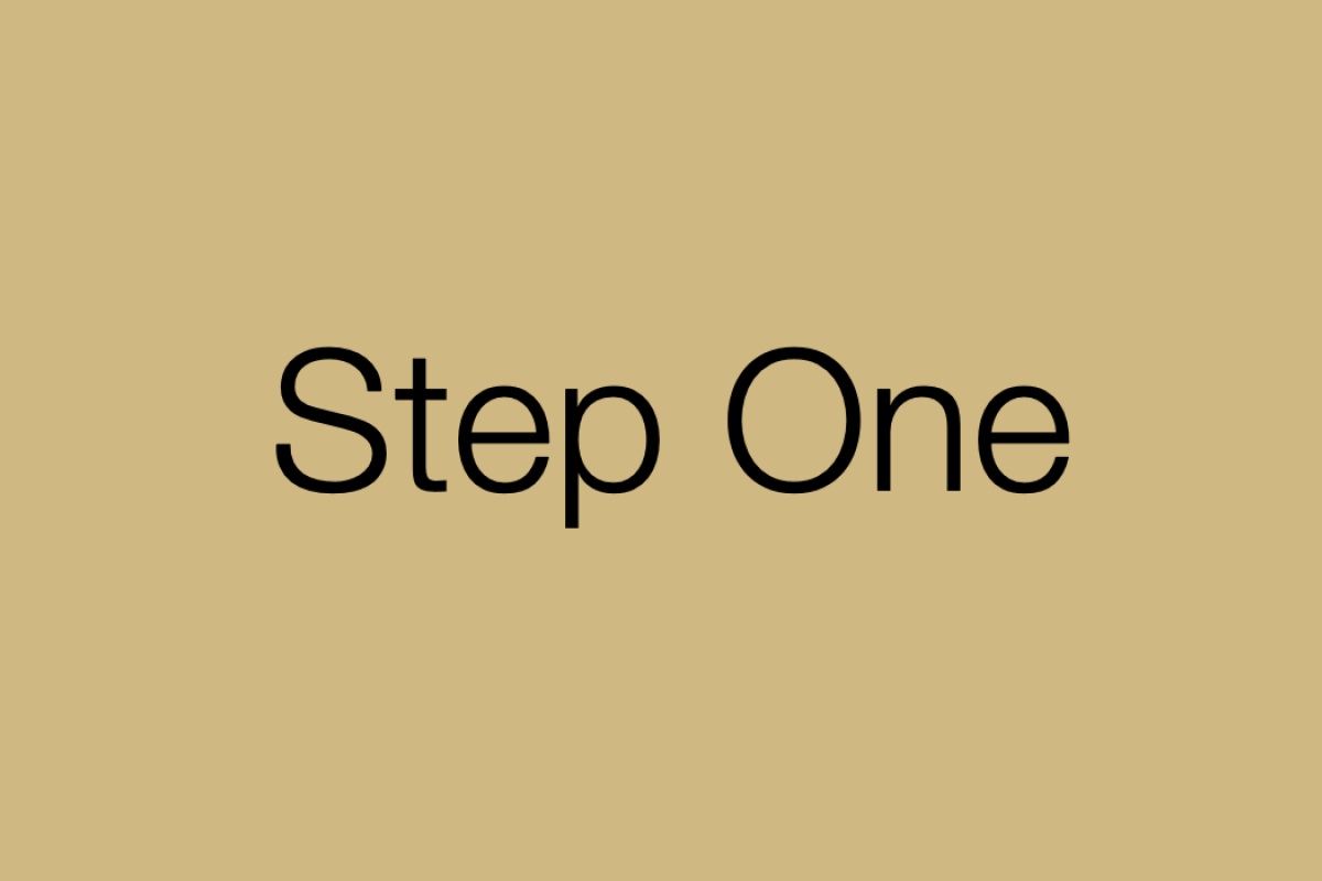 Step One