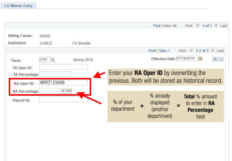 Two RA Waivers - same term