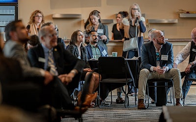 A group of attendees at the event.