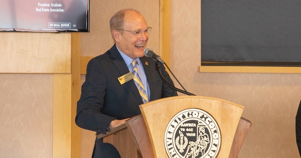 Image of Mike Kercheval, retired as Sherman R. Miller Executive Director of the CU Real Estate Center (CUREC) for seven years