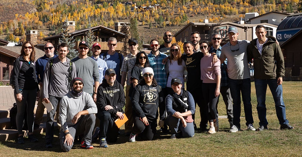 Photo of Executive MBA Students in Vail Colorado