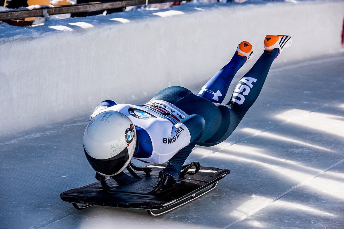 Kendall Wesenberg skeleton athlete