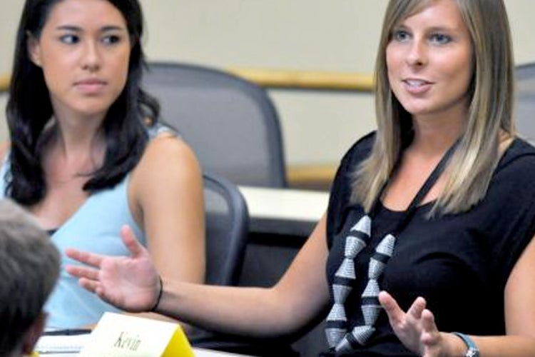 CESR graduate programs students in a classroom