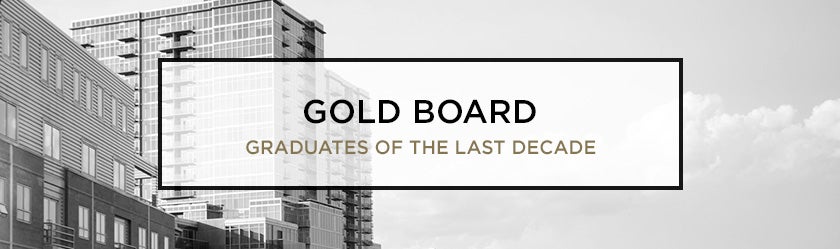 Alumni gold board 