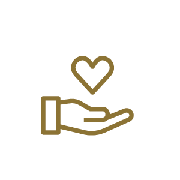 hand and heart icon