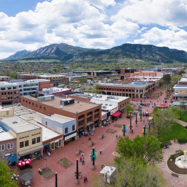 Boulder, CO on the Dean's Welcome Tour