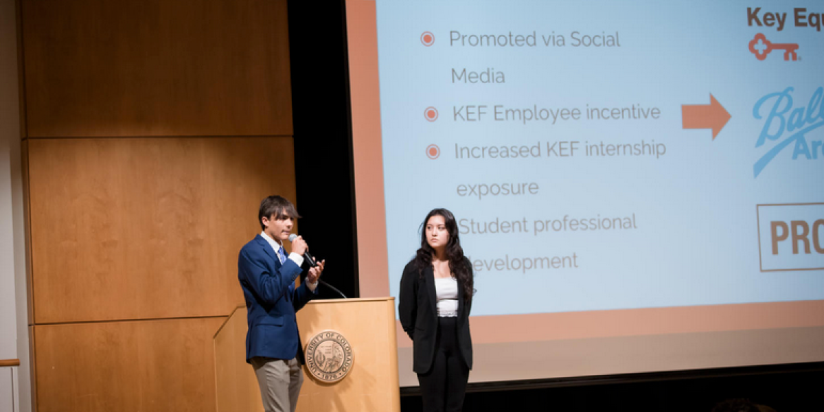 ODA Students in case competition