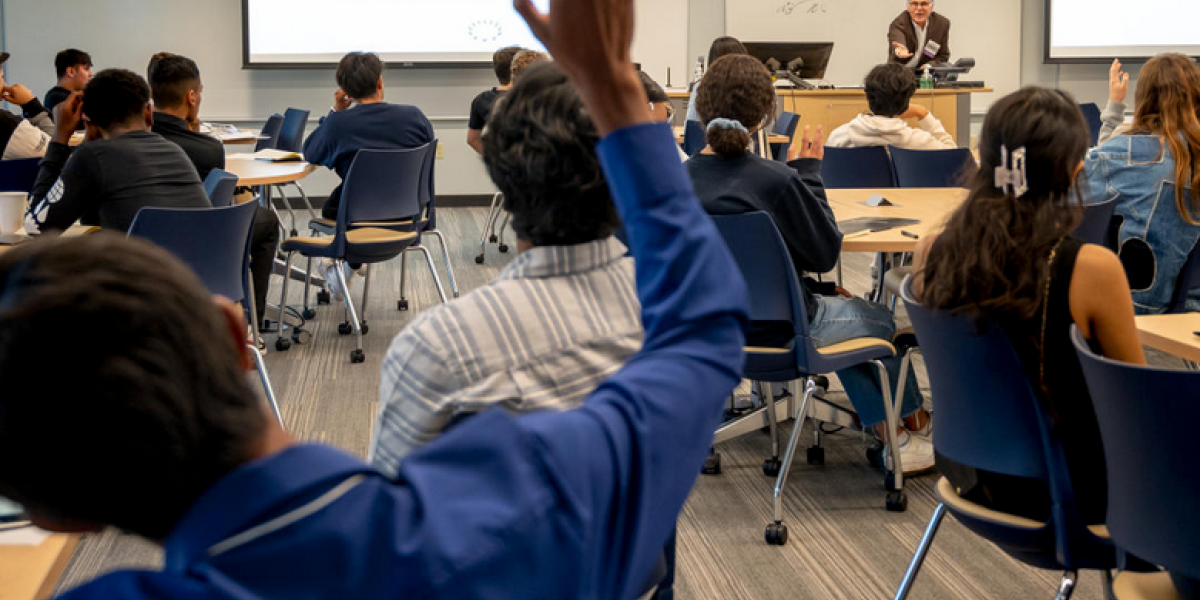 students in class