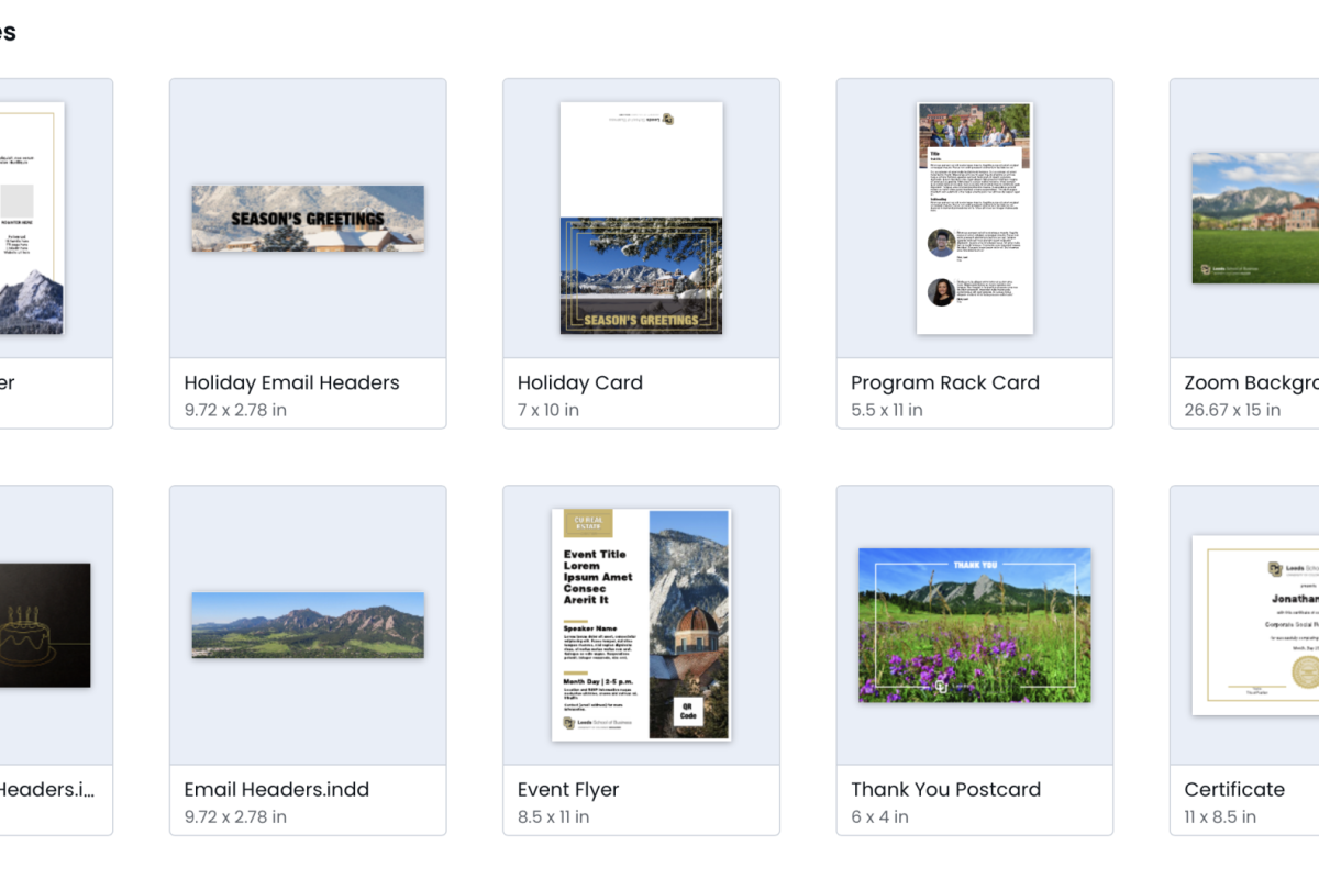 Templates and Projects
