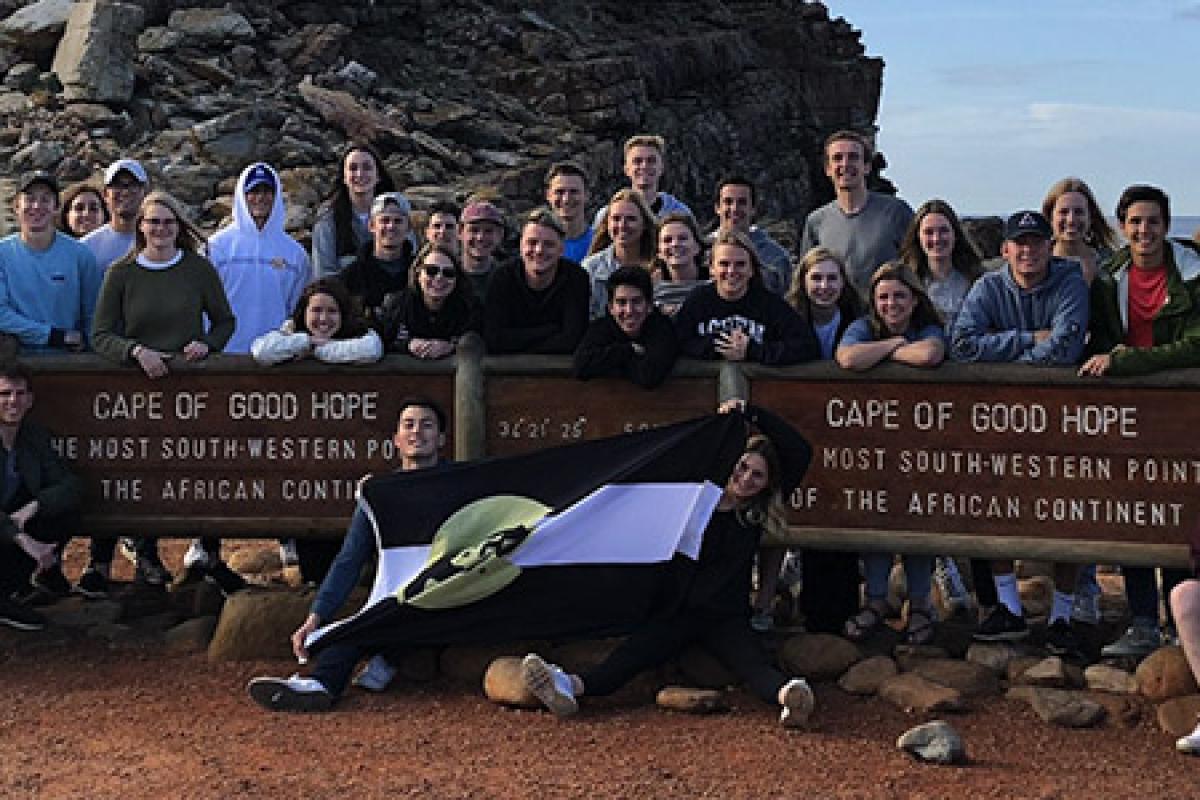 Global Business Certificate students at in southwest Africa