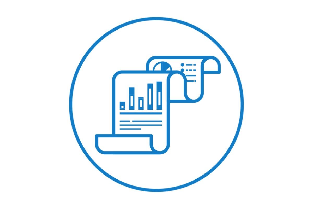 phd in accounting program illustrated icon