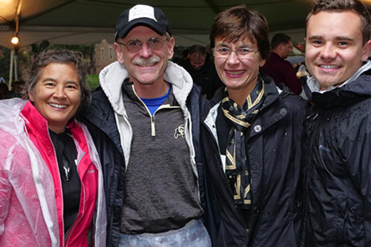Leeds Alumni tailgate event participants