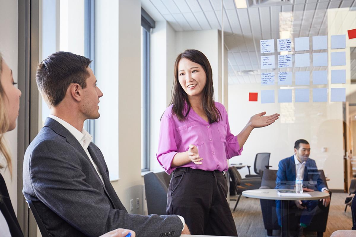 mba graduate students and faculty collaborate