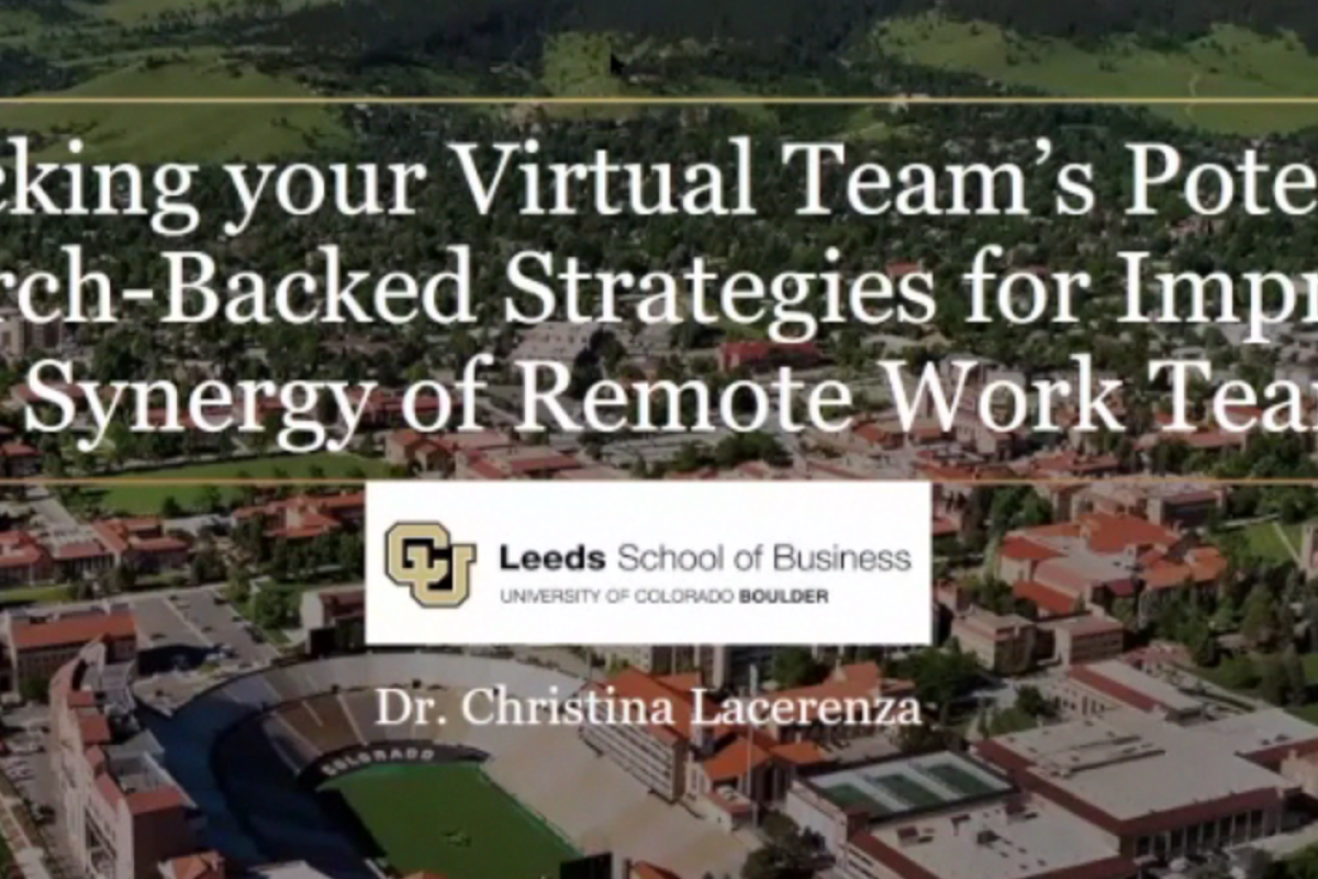 Alumni webinar Christin Lacerenza