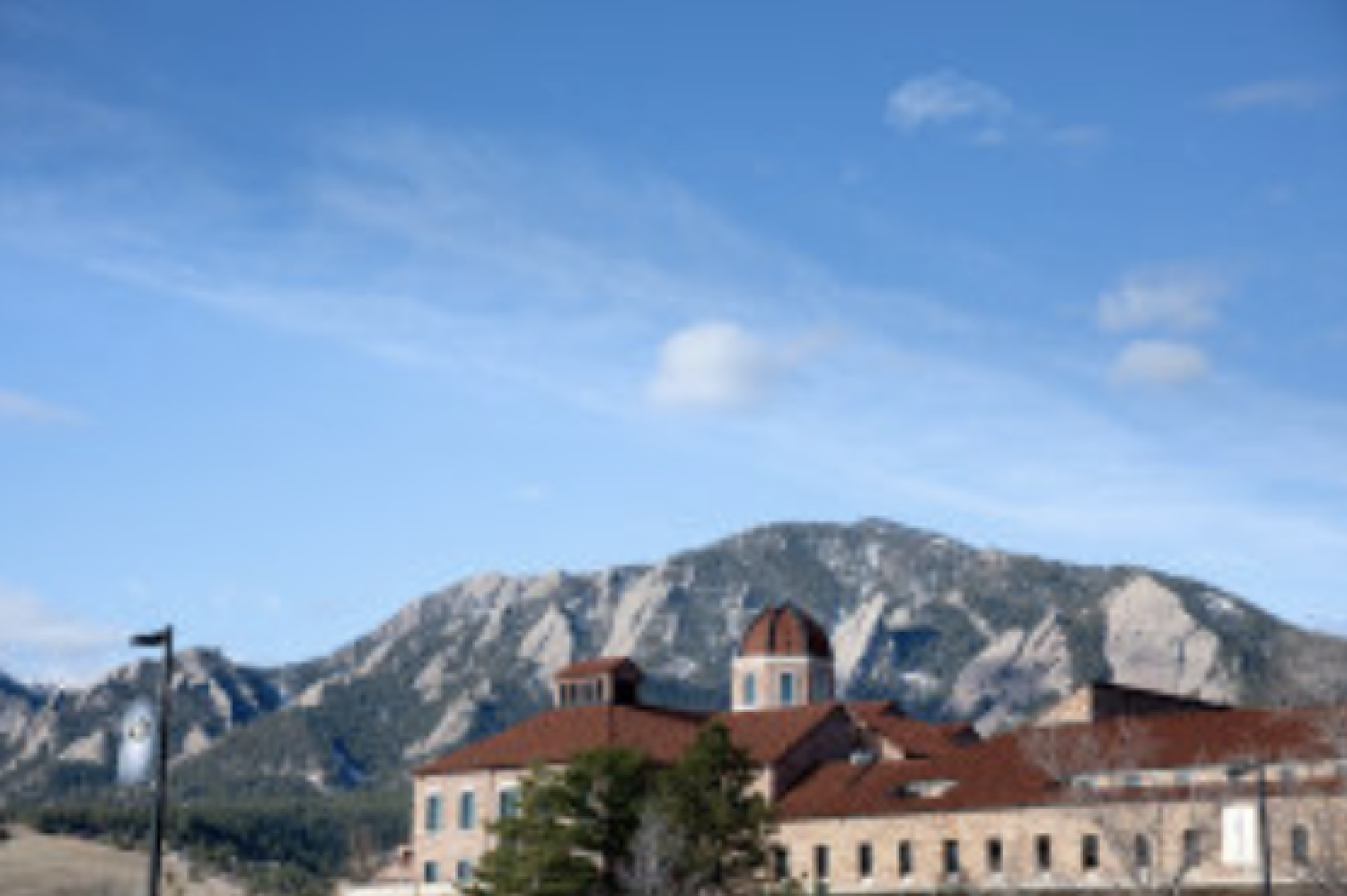 Campus and the flatirons