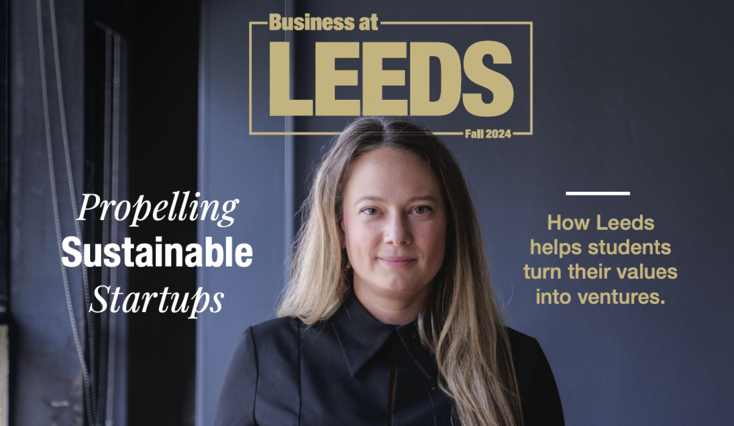 Business at Leeds magazine cover