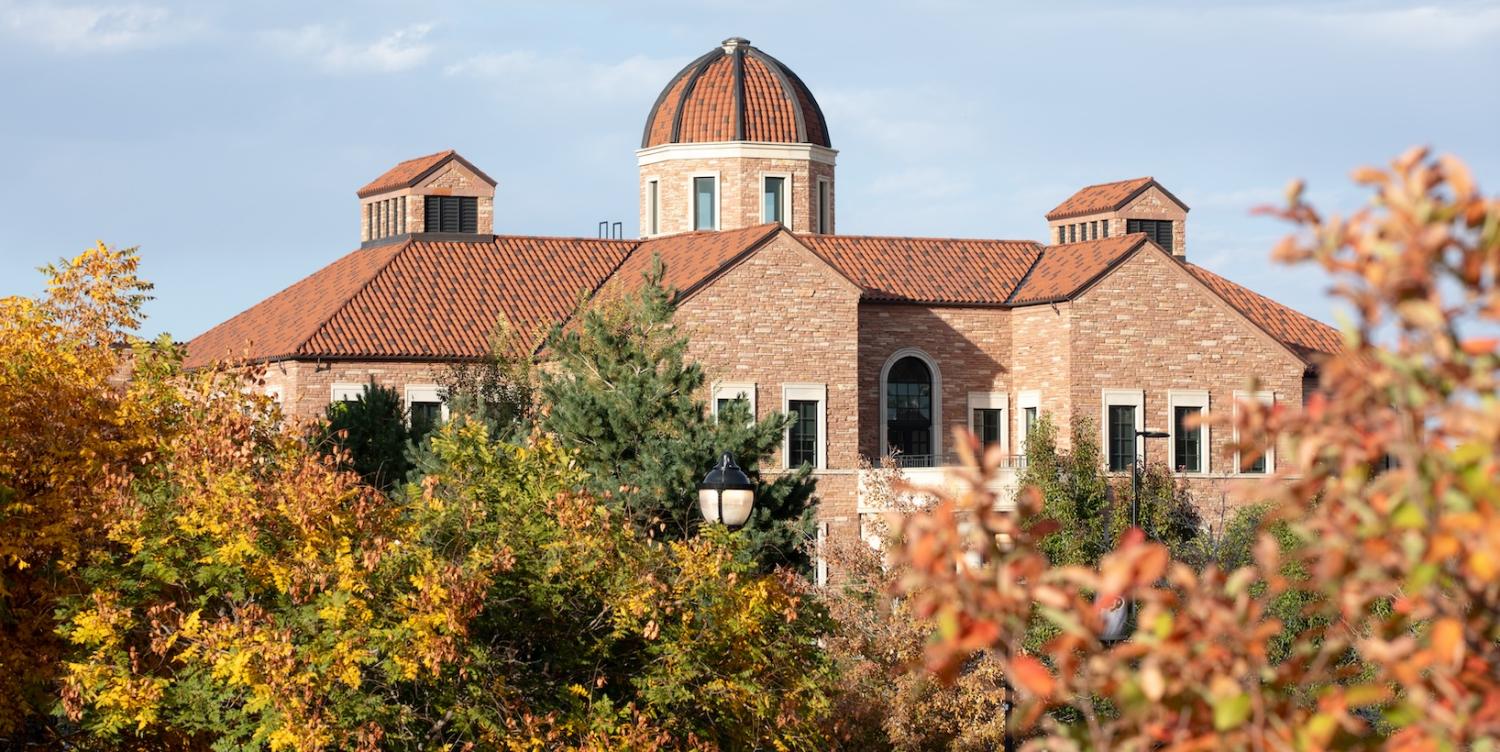 Koelbel Building in the Fall