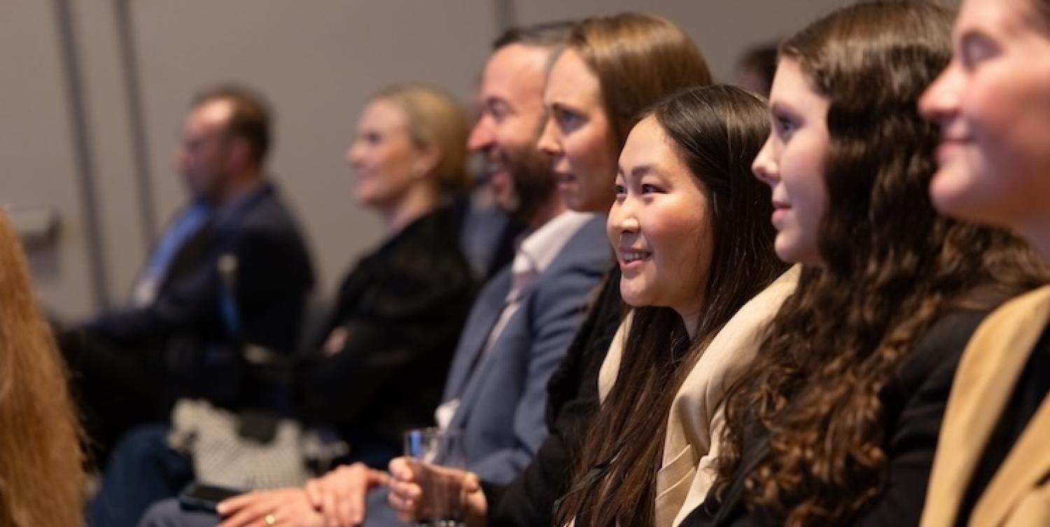 Attendees at the Burridge Finance Discussions
