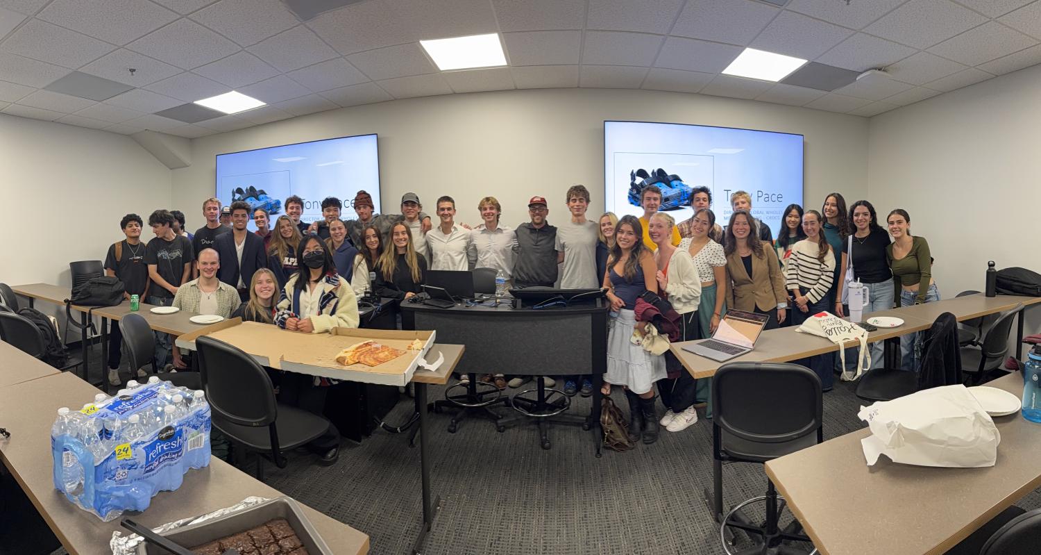 Members at a meeting of Leeds' Fashion Case Club