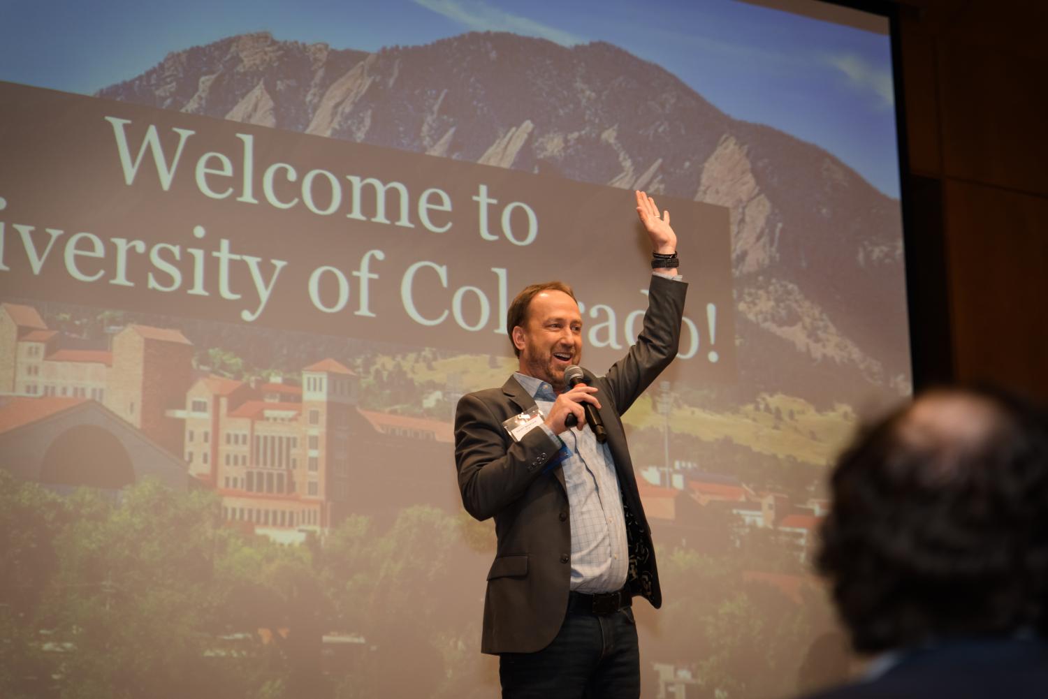 Erick Mueller opening the inaugural ETA Conference
