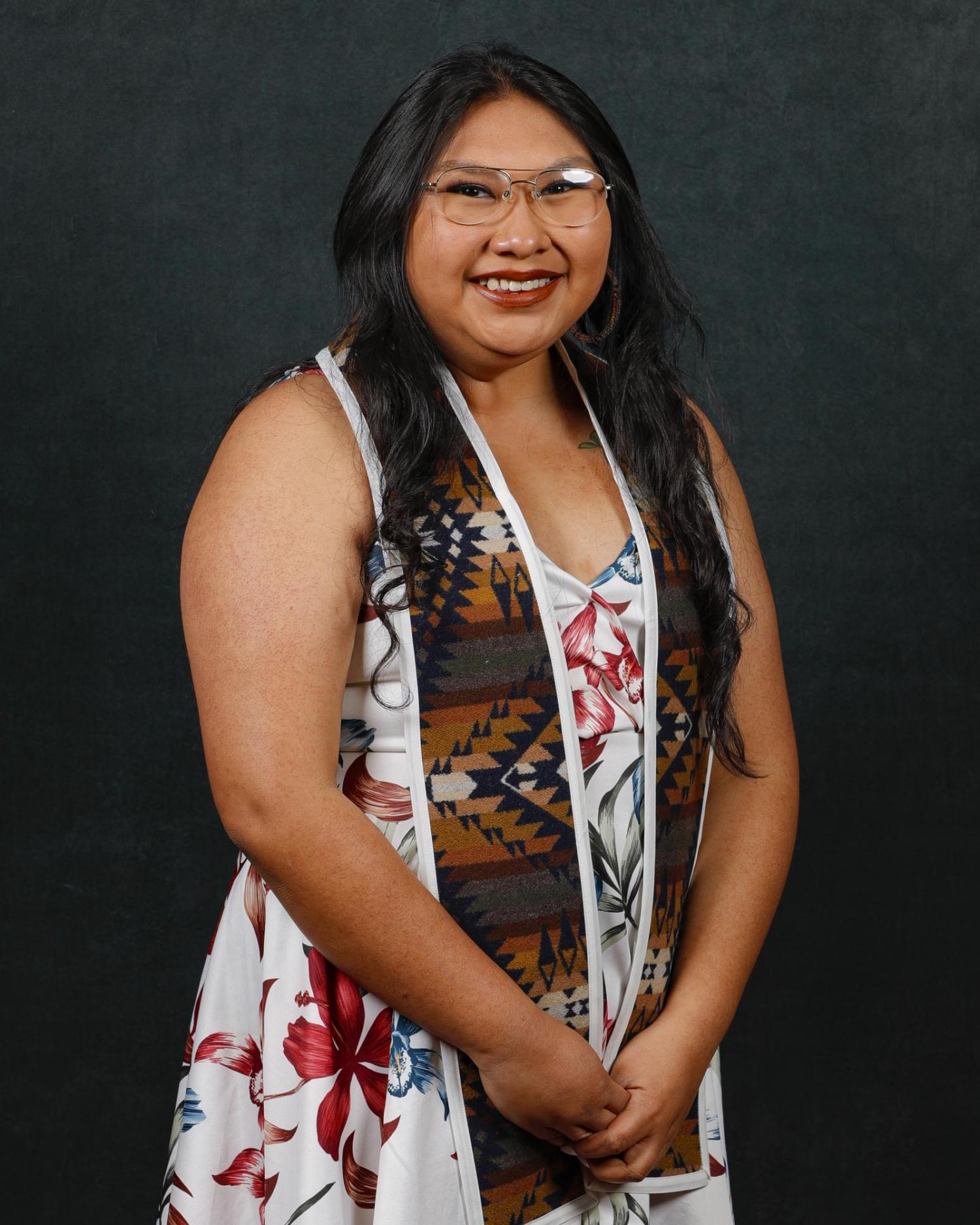 Kayla Toledo, member of the Jemez Pueblo