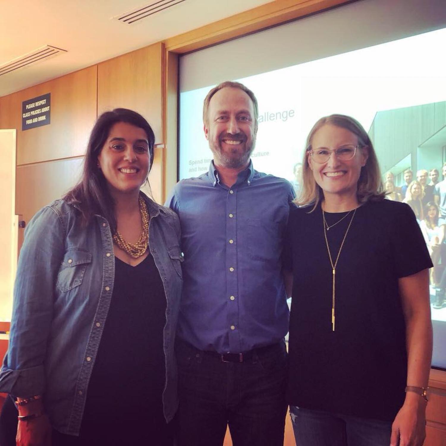 Sarah Miller, Senior Director of People and Culture at Havenly, Erick Mueller, Executive Director of the Deming Center, Jessie Dixon, COO Havenly