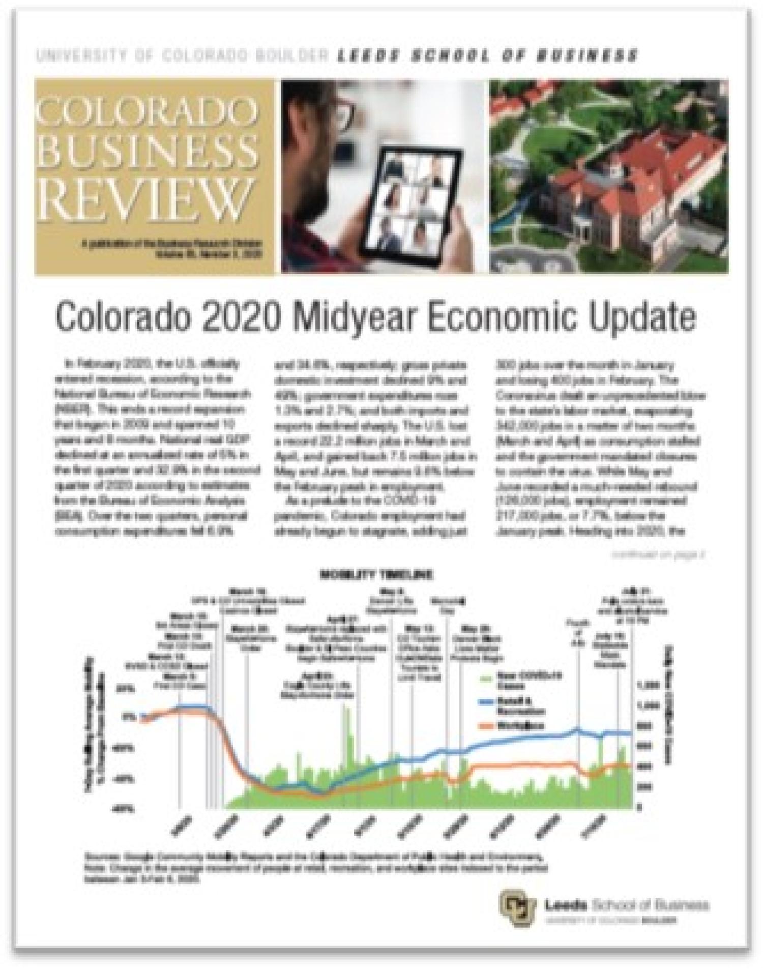 Colorado Business Review, Issue 3, 2020