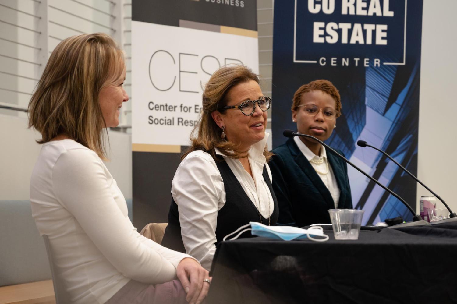 Woman Talking About Business and Sustainability