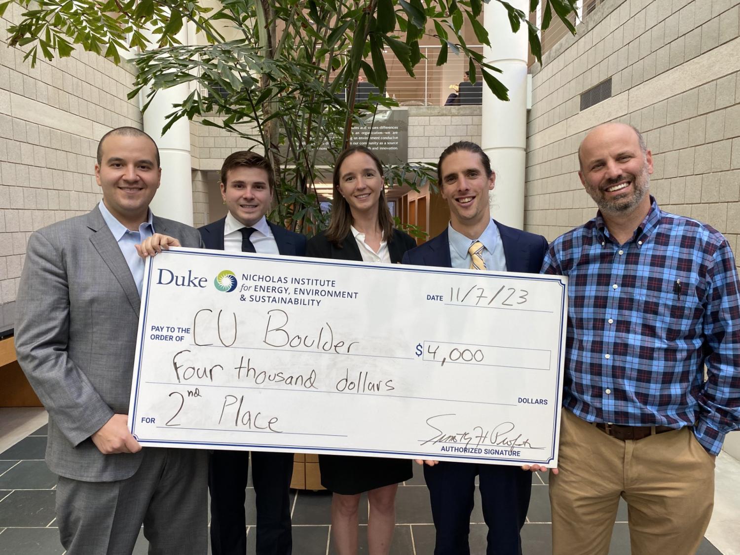 CU energy case comp team
