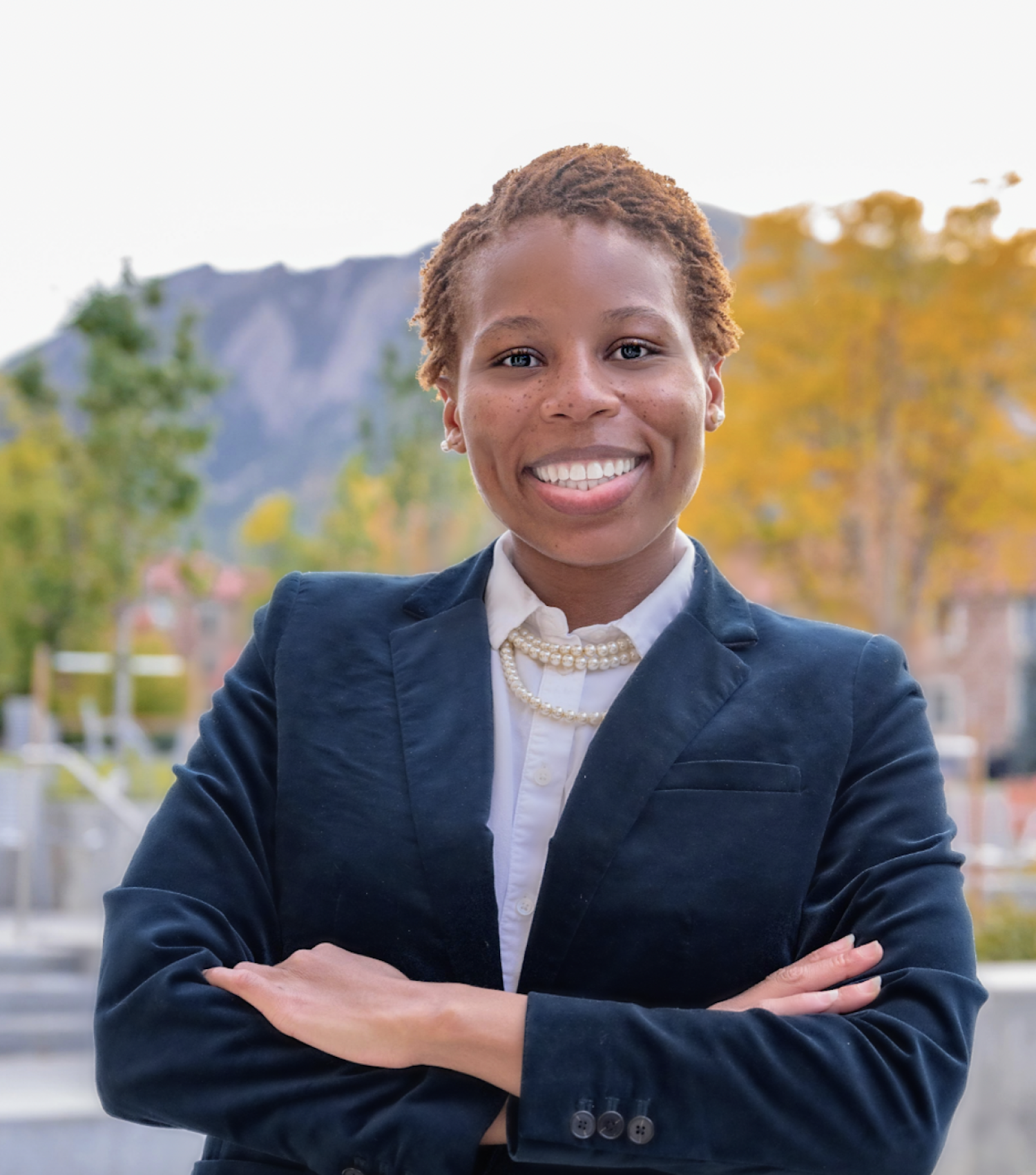 Eboni Freeman in business professional attire