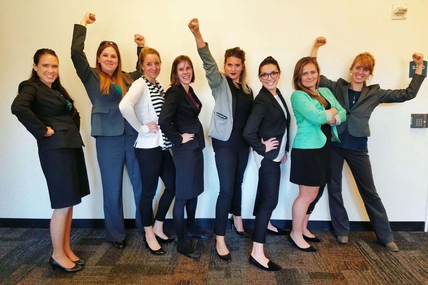 Lady MBAs power-posing