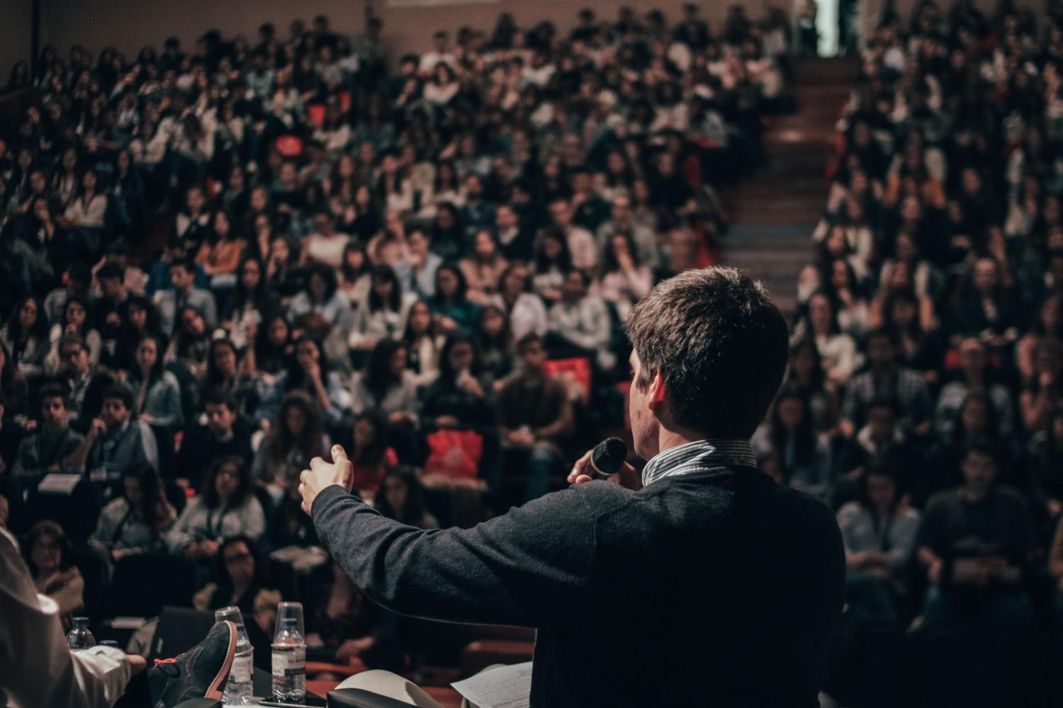 image of debater