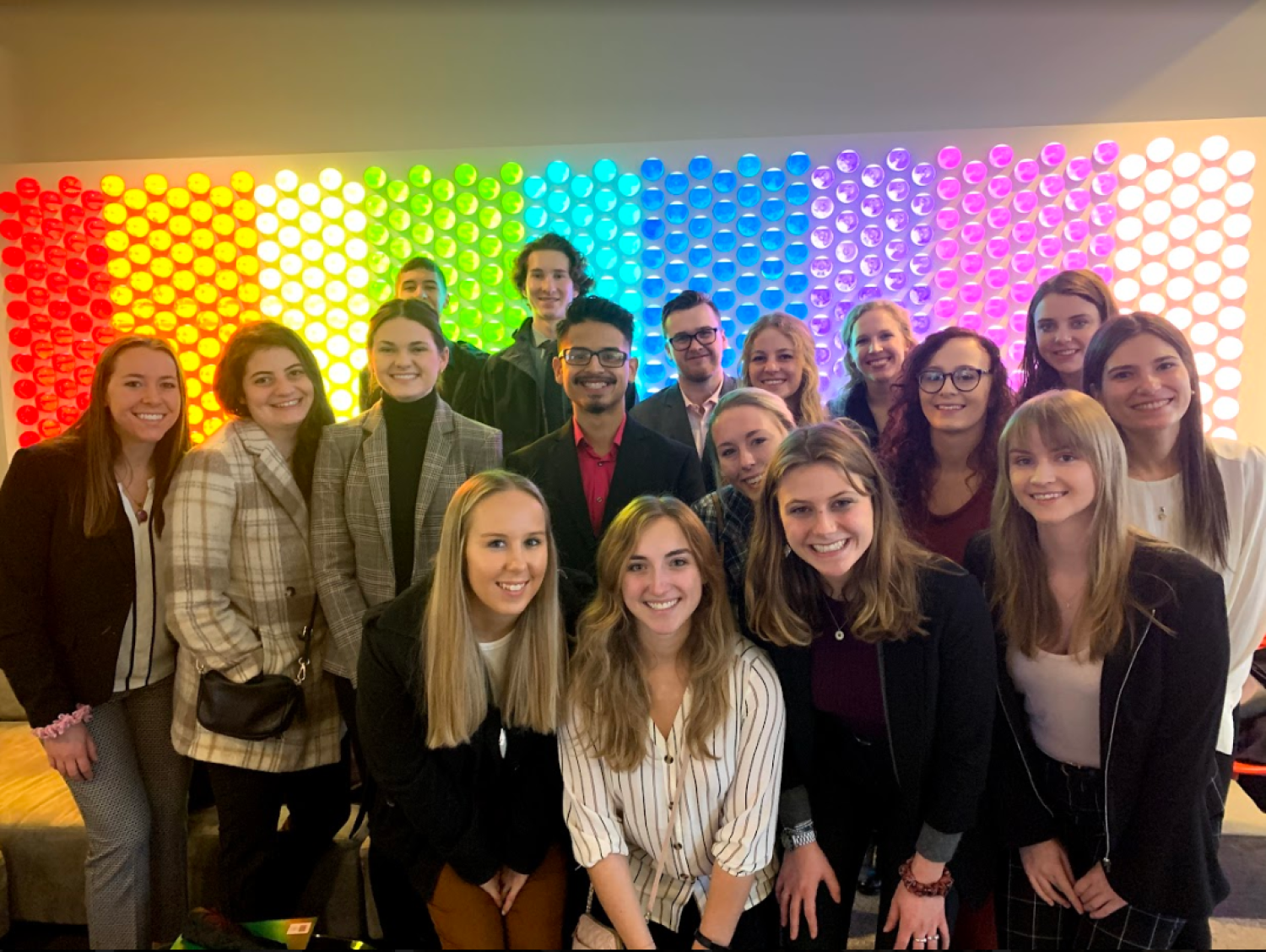 Students visiting method soap factory