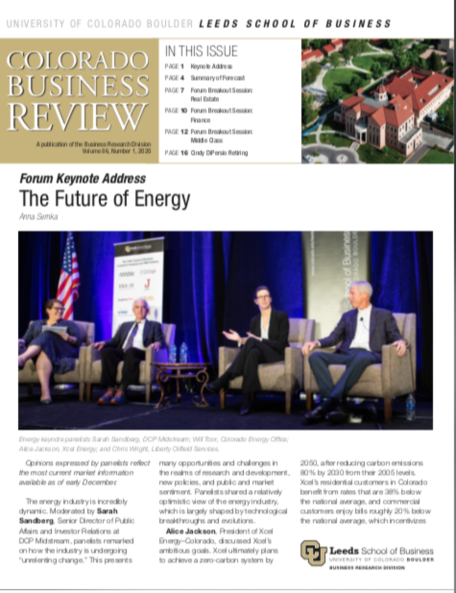 Colorado Business Review, Issue 1, 2020